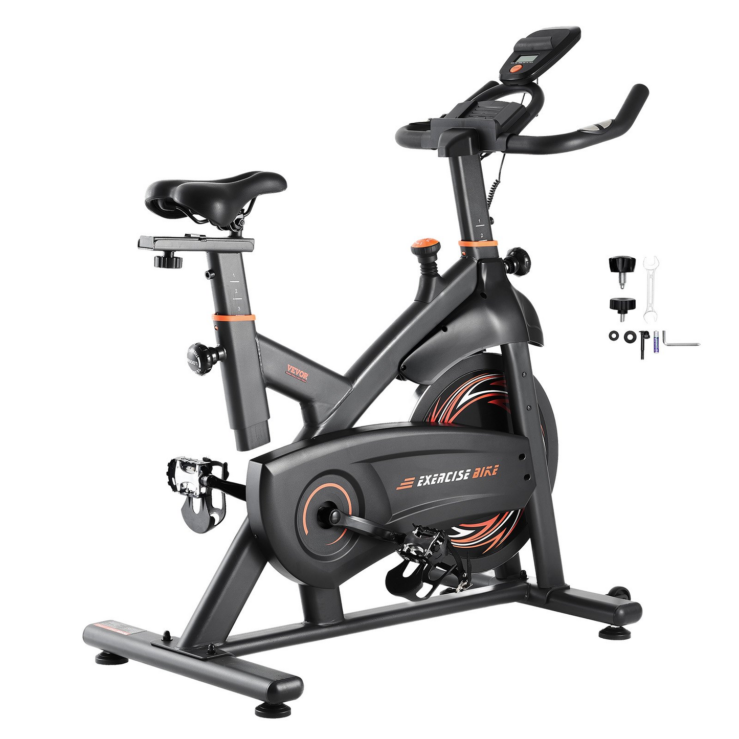VEVOR 40LBS Magnetic Resistance Stationary Exercise Bike for Indoor Cycling Workouts