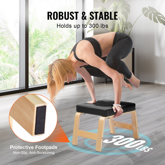 VEVOR Yoga Headstand Bench, Inversion Chair for Fitness & Workout Training