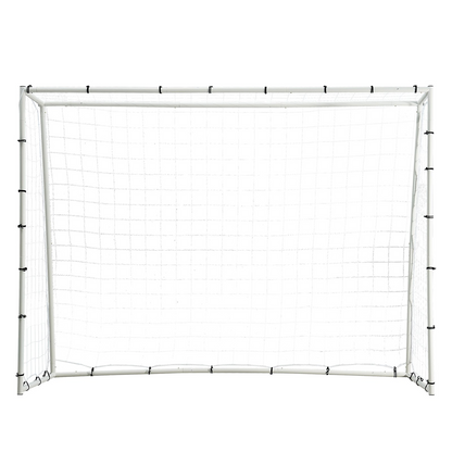 VEVOR 8x6FT Soccer Rebound Trainer, Double-Sided Net for Solo Training & Passing