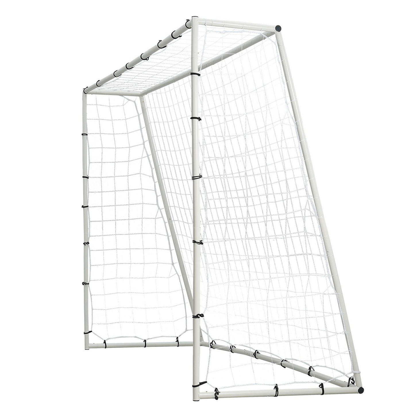 VEVOR 8x6FT Soccer Rebound Trainer, Double-Sided Net for Solo Training & Passing