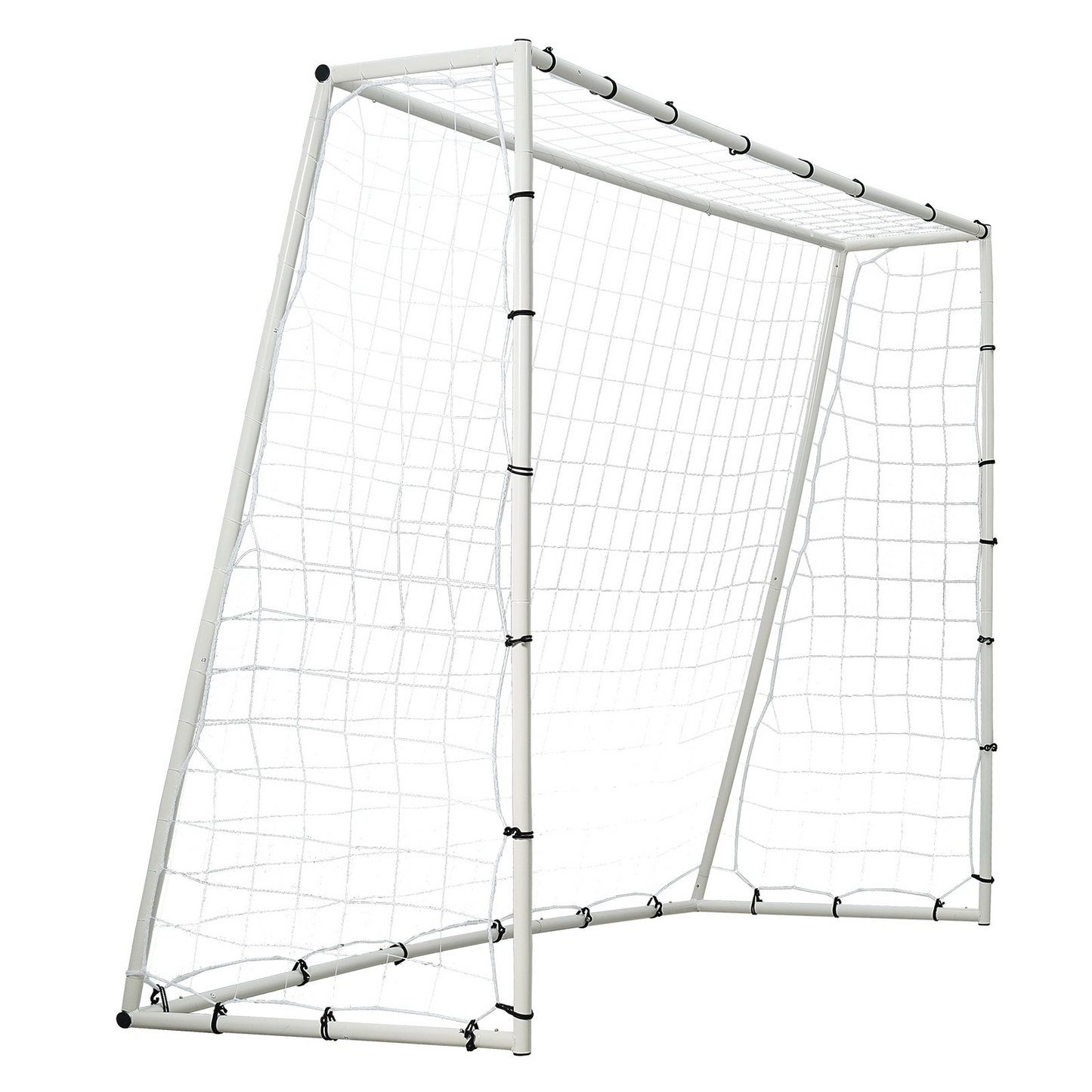 VEVOR 8x6FT Soccer Rebound Trainer, Double-Sided Net for Solo Training & Passing