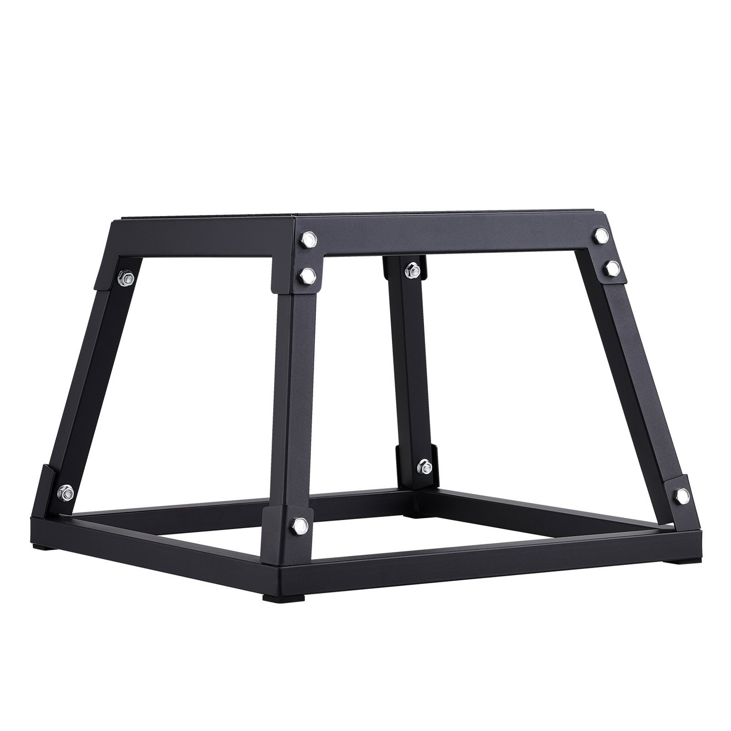 VEVOR 12" Plyometric Jump Box, Steel Anti-Slip Platform for Home Gym Training, Black