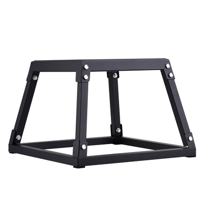 VEVOR 12" Plyometric Jump Box, Steel Anti-Slip Platform for Home Gym Training, Black