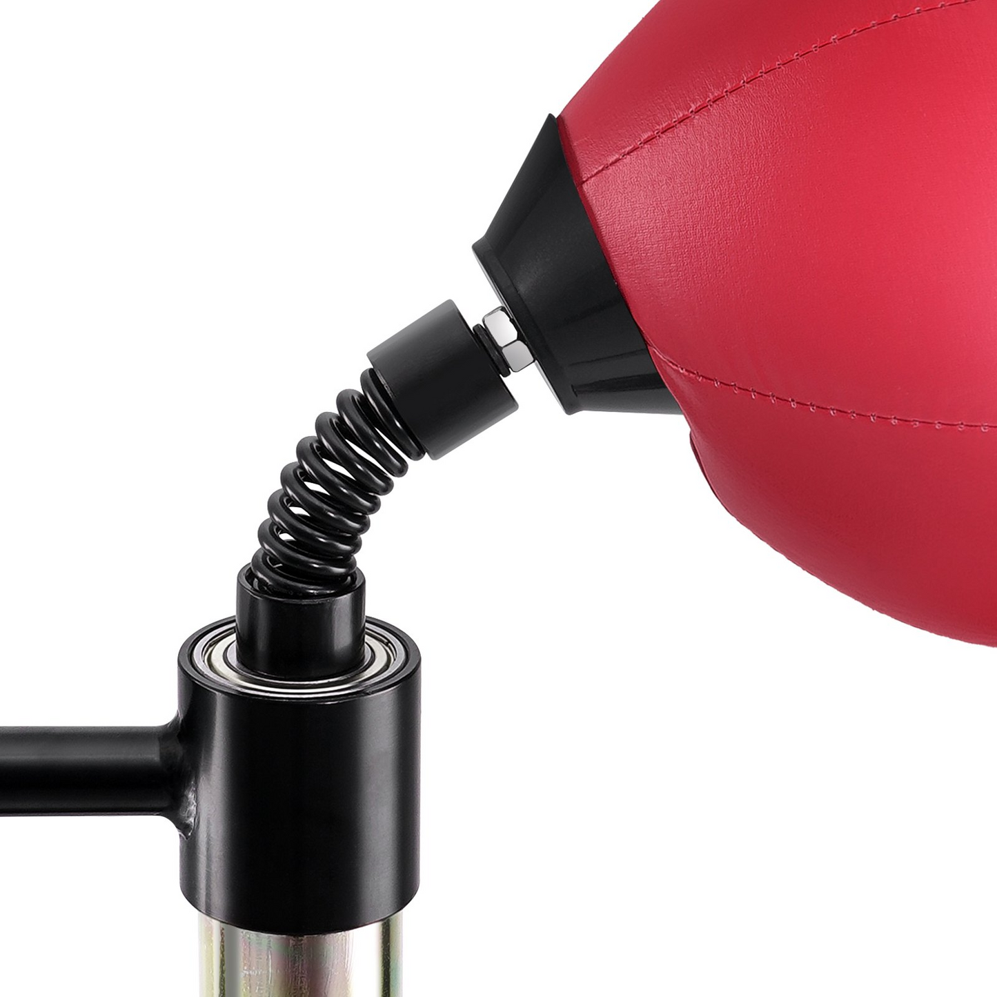 VEVOR Adjustable Boxing Speed Trainer, Free Standing Punching Bag with Gloves, Red