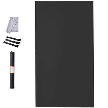 VEVOR 10x6ft Non-Slip Exercise Mat, High-Density Yoga Mat with Bag & Strap